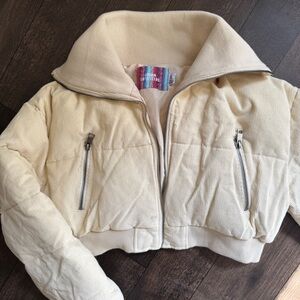 Urban Outfitters cropped puffer jacket